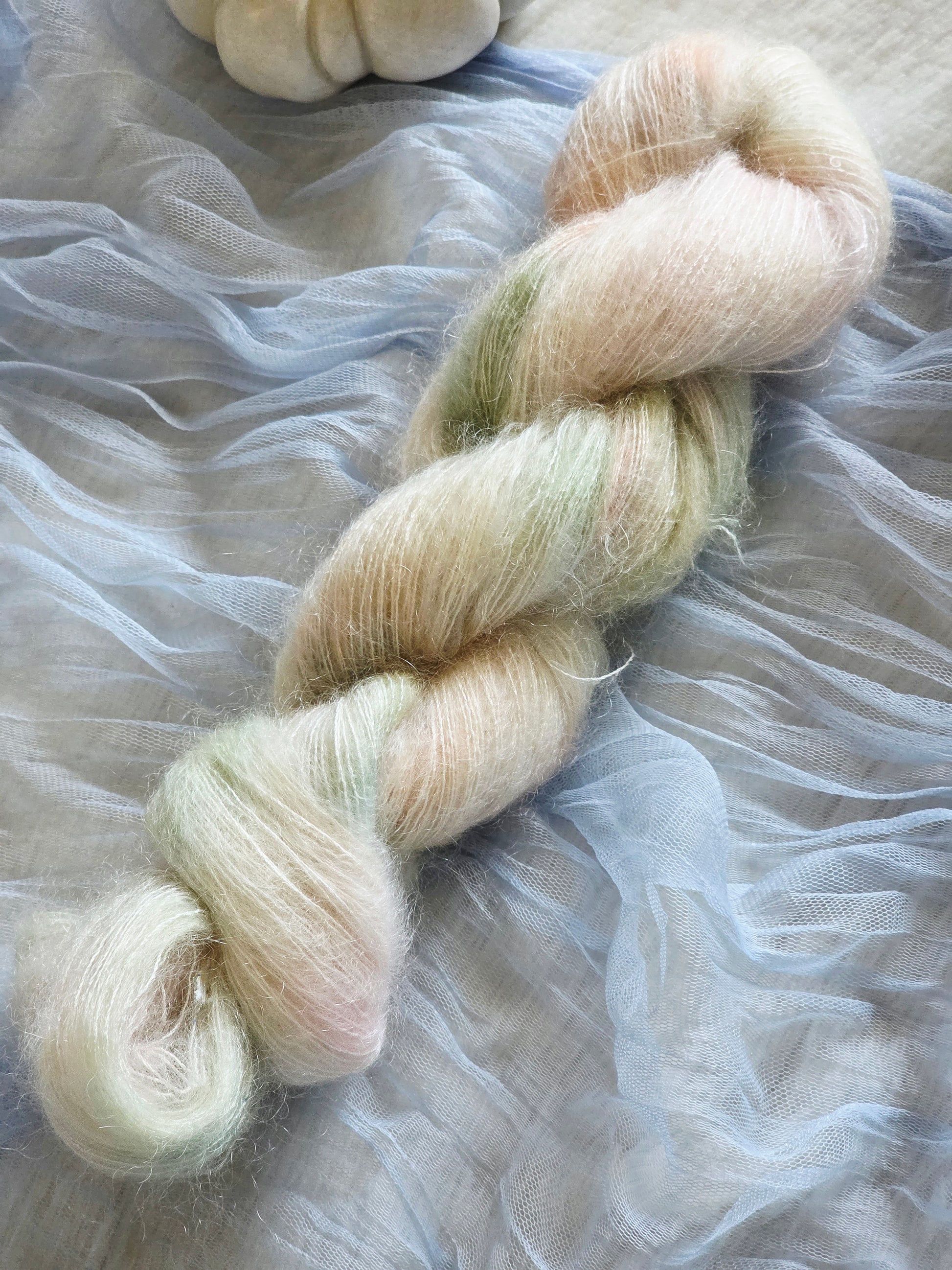 Cinderella Pumpkin Patch Mohair Wooly Owl Fibers