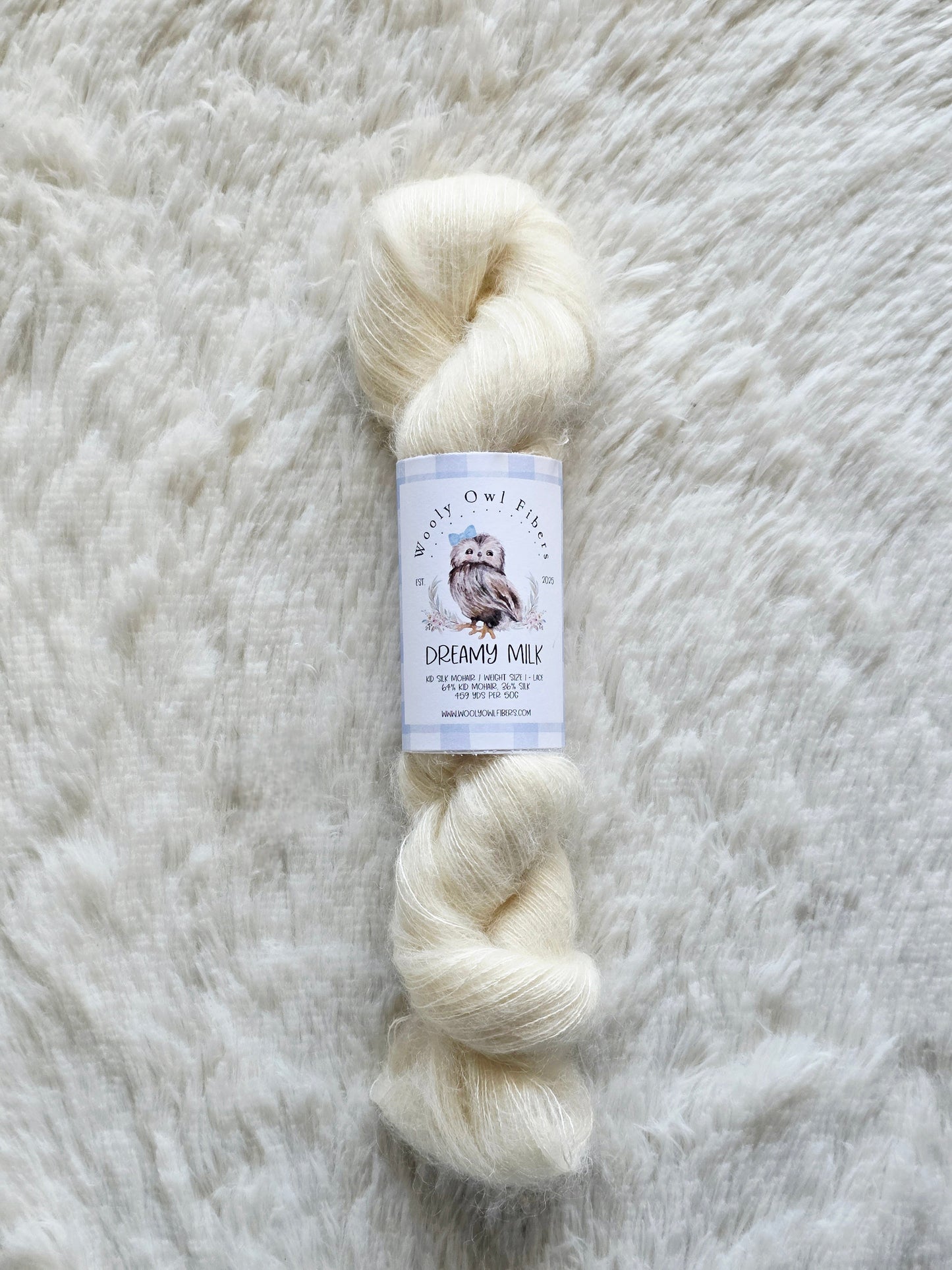 Dreamy Milk Wooly Owl Fibers