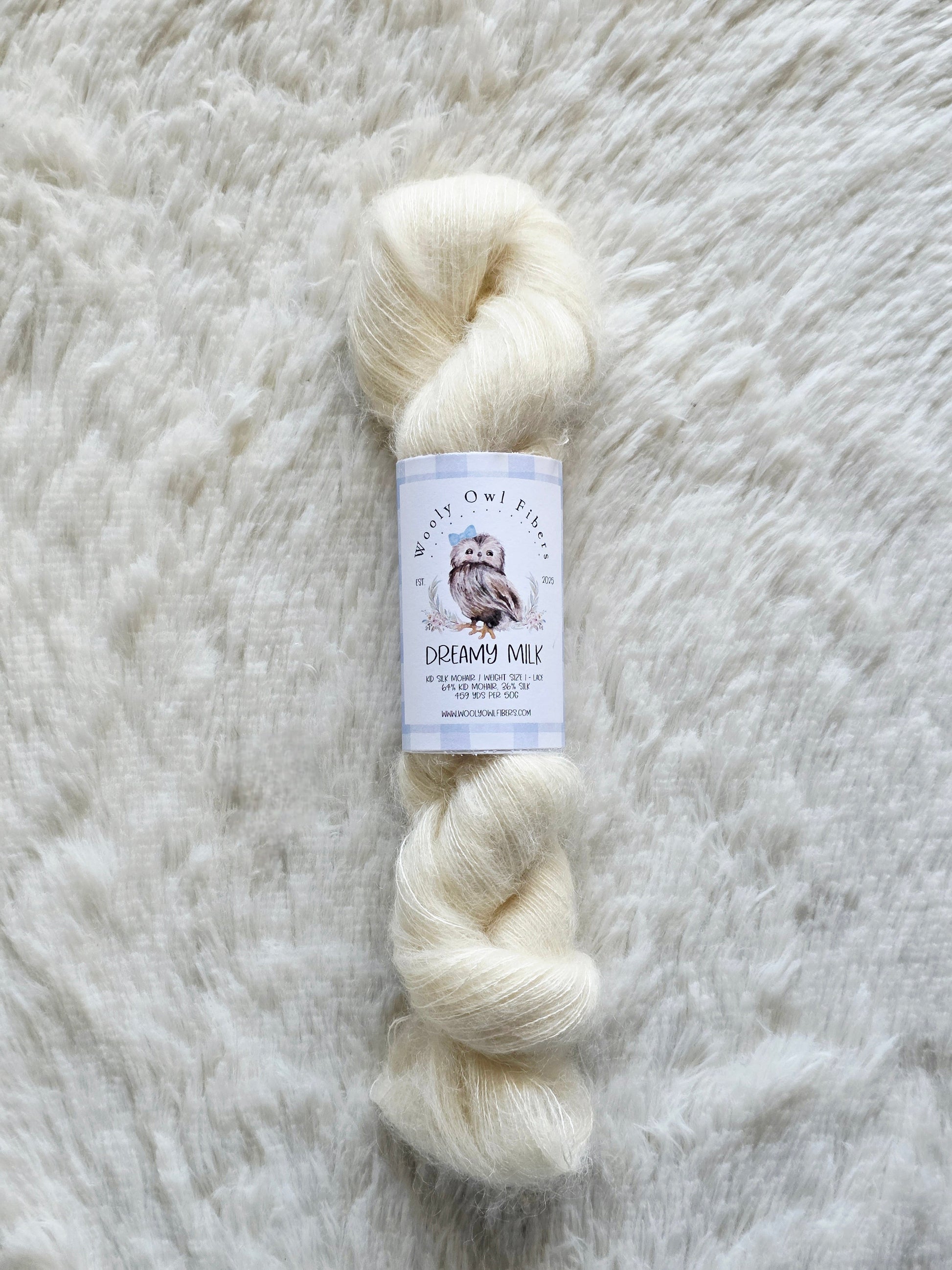 Dreamy Milk Wooly Owl Fibers
