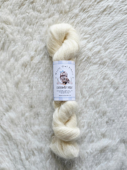 Dreamy Milk Wooly Owl Fibers