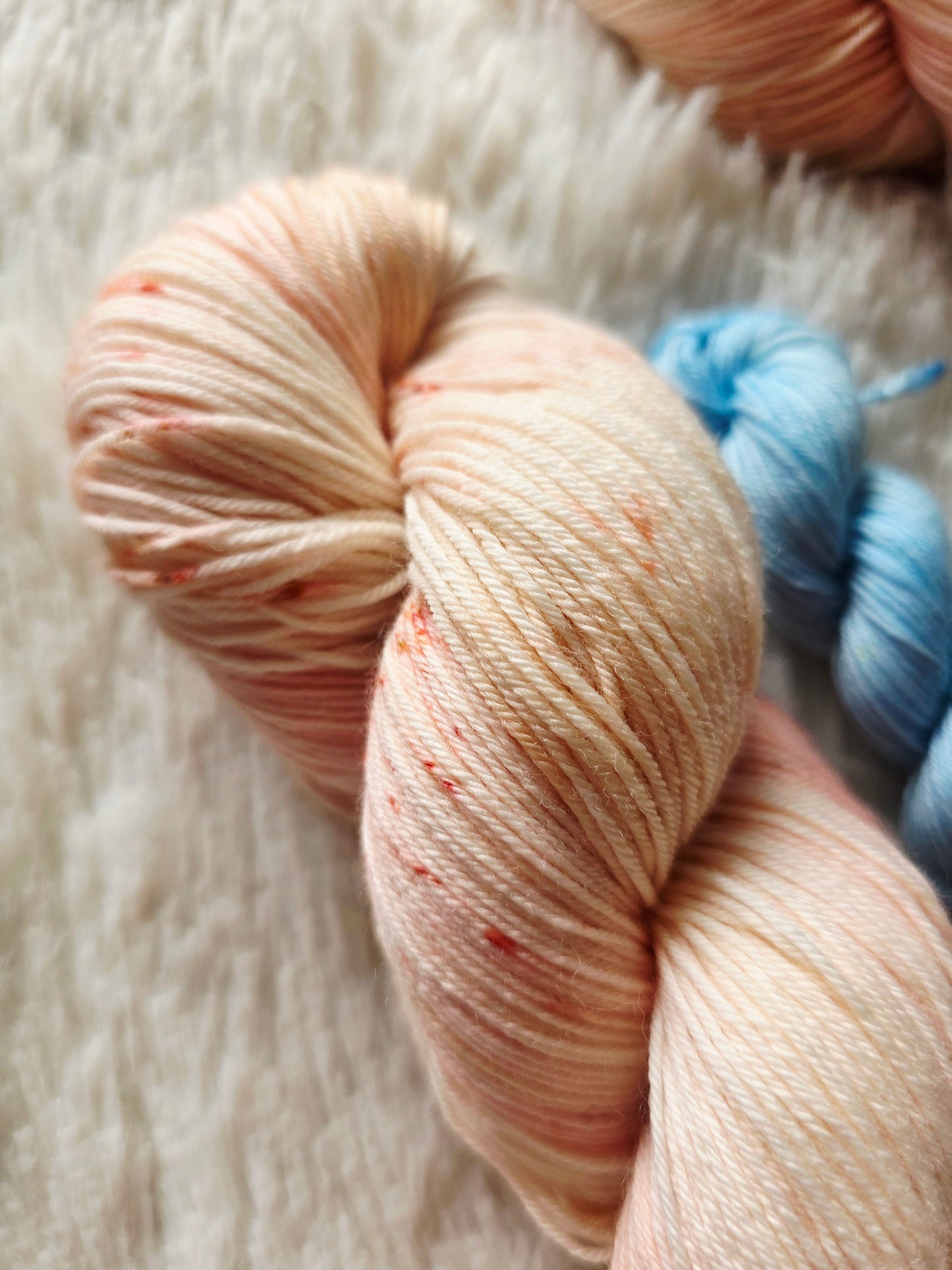 Peach Stand Sock Kit Wooly Owl Fibers