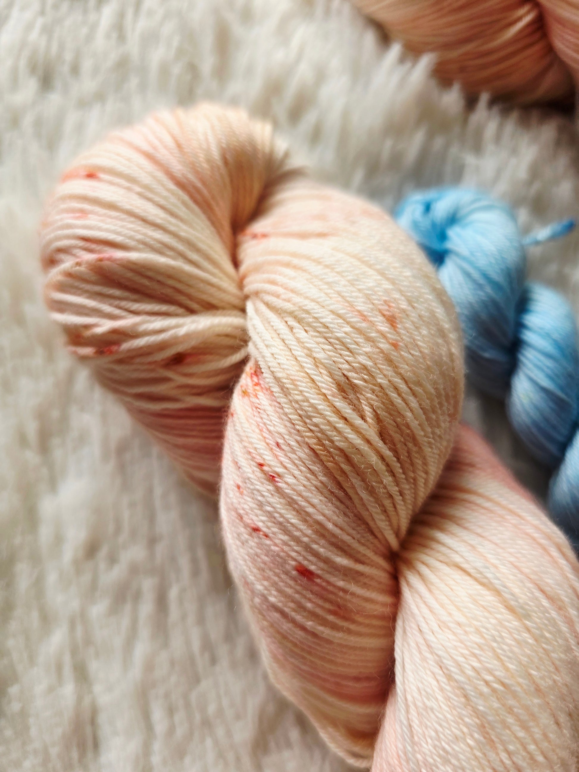 Peach Stand Sock Kit Wooly Owl Fibers