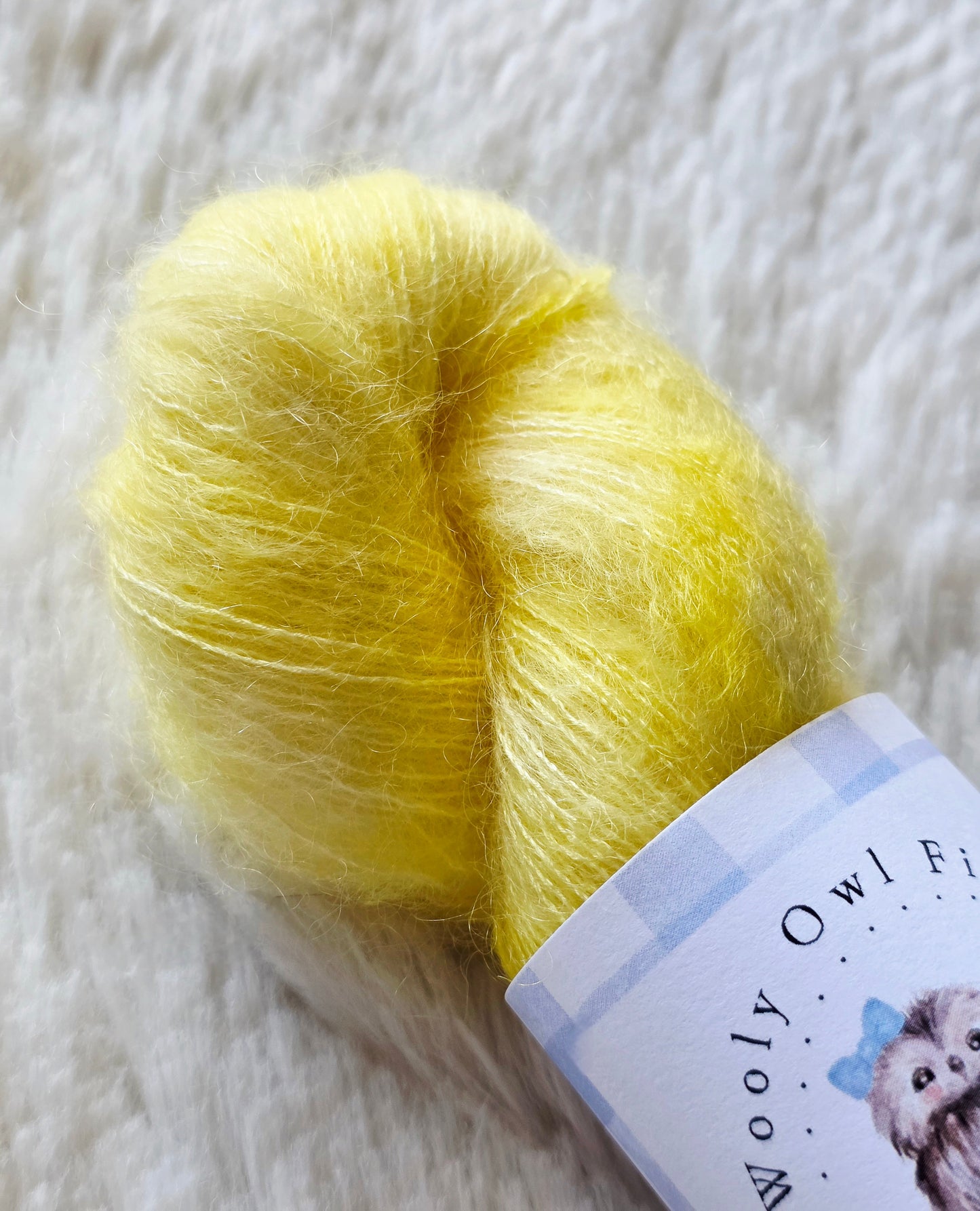 Dreamy Lemon Wooly Owl Fibers