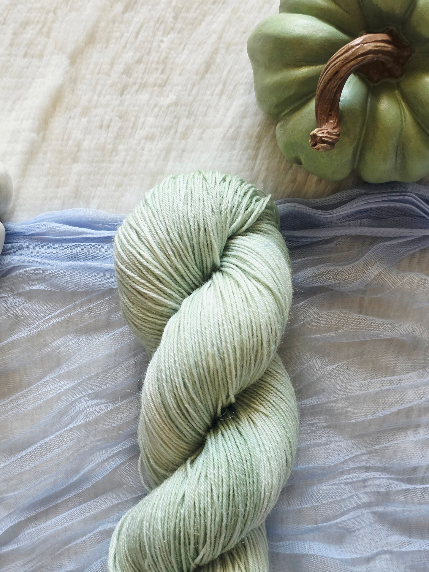Sage Pumpkin Wooly Owl Fibers