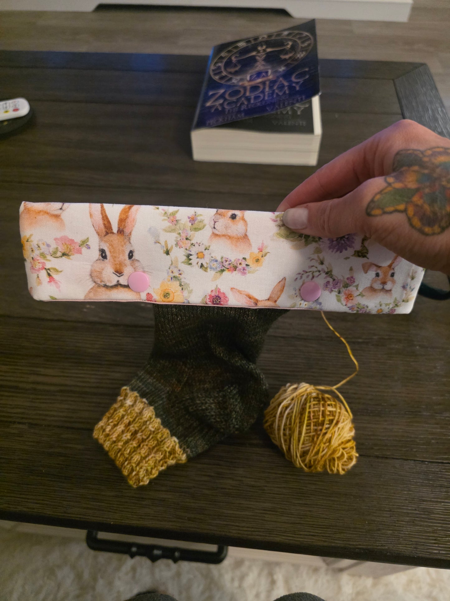 Bunny Among the Flowers Needle Case
