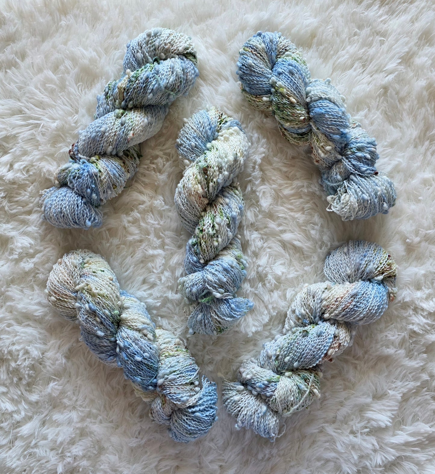 Delphinium Garden Slub Yarn
