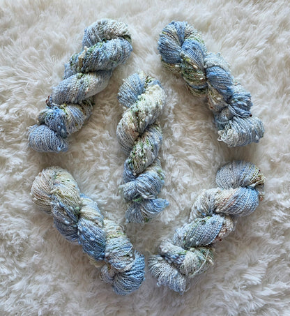 Delphinium Garden Slub Yarn