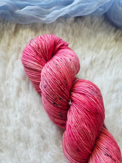 Little Red Wagon BFL Sock Yarn Wooly Owl Fibers