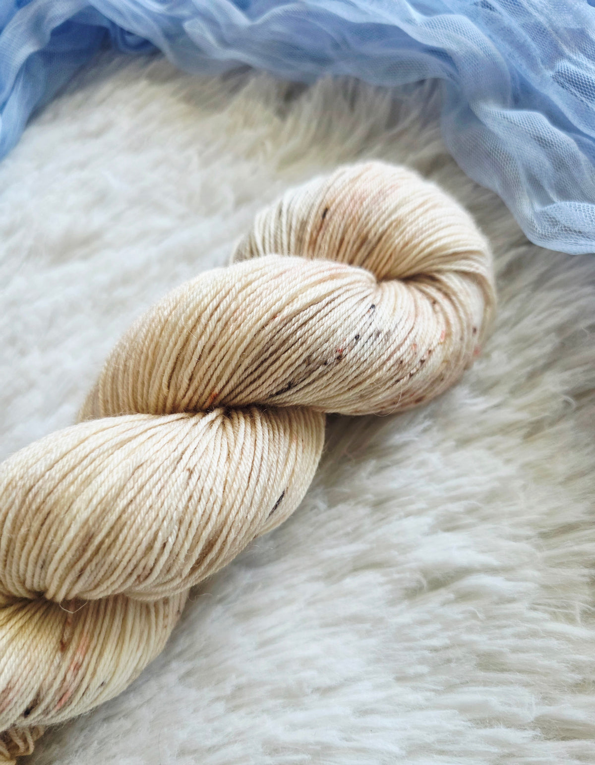 Apple Cider Donut BFL Sock Yarn Wooly Owl Fibers