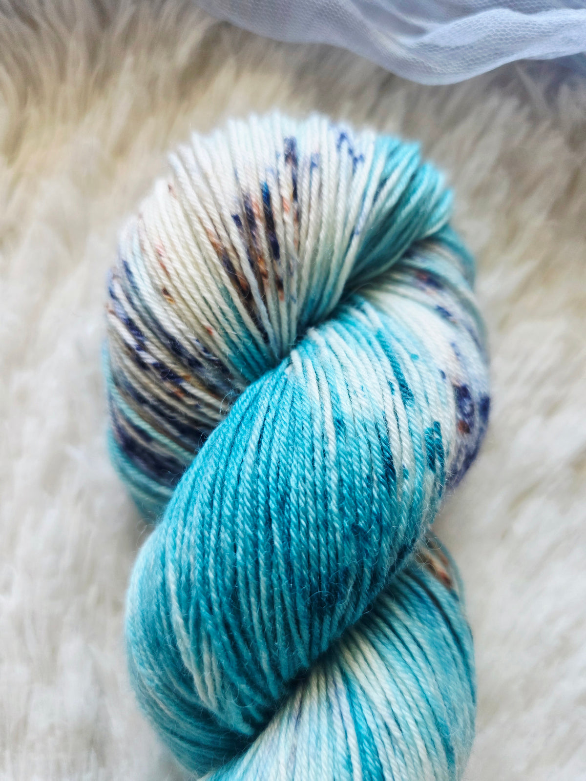 Old Farm Truck BFL Sock Yarn Wooly Owl Fibers