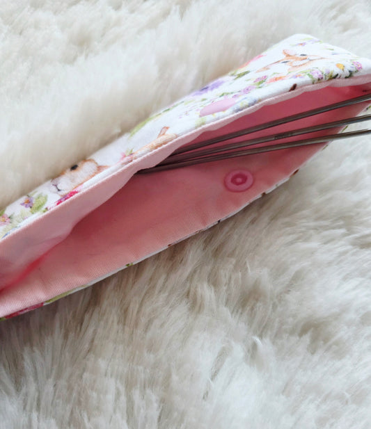 Bunny Among the Flowers Needle Case