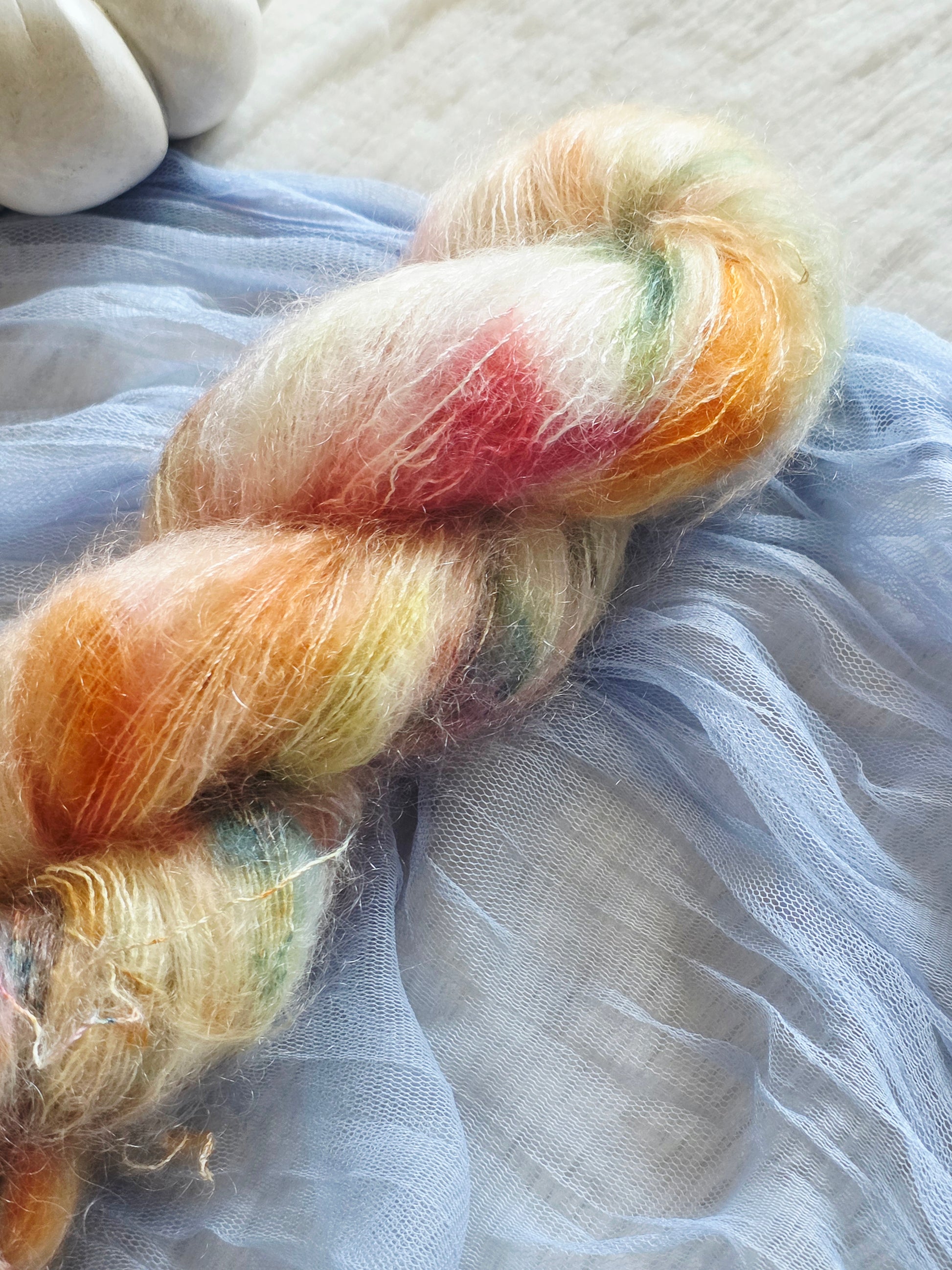 Leaves Are Changing Mohair Wooly Owl Fibers