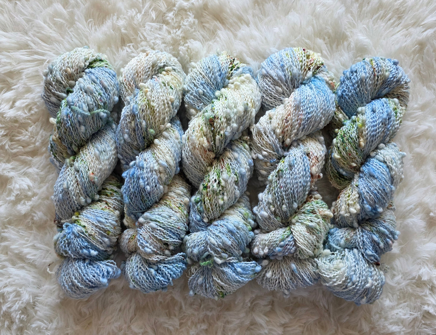 Delphinium Garden Slub Yarn