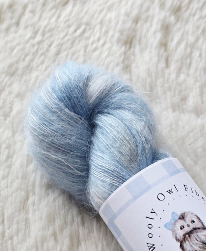 Dreamy Country Blue Wooly Owl Fibers