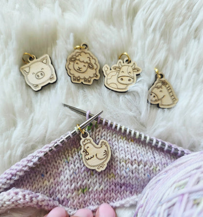 Down On The Farm Markers Set (5)