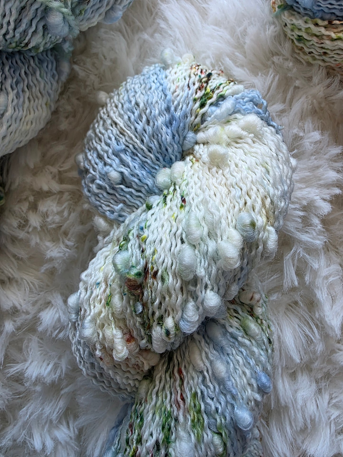 Delphinium Garden Slub Yarn