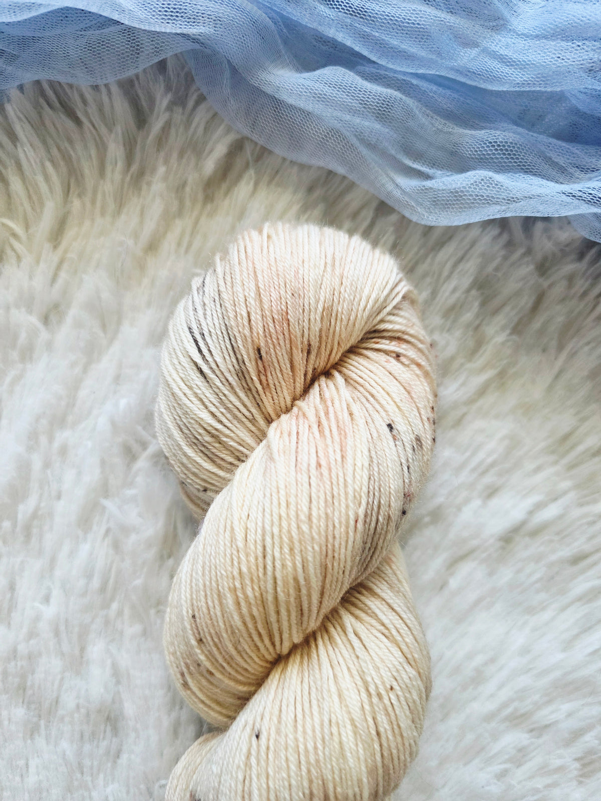 Apple Cider Donut BFL Sock Yarn Wooly Owl Fibers