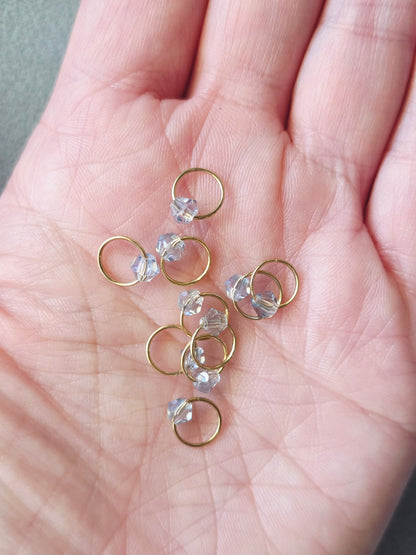 Wooly Owl Fibers Themed Stitch Markers (set of 10) Wooly Owl Fibers