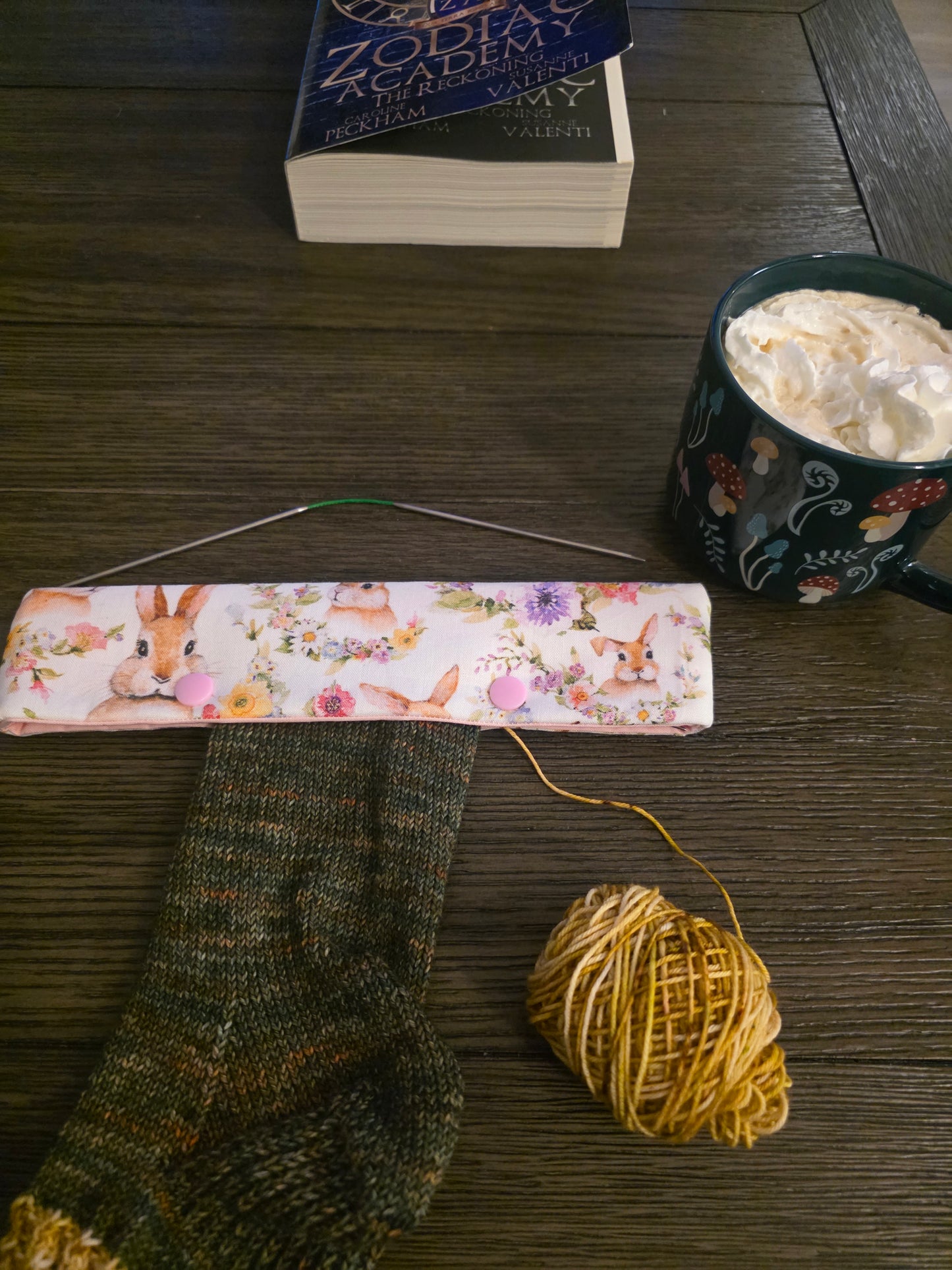 Bunny Among the Flowers Needle Case