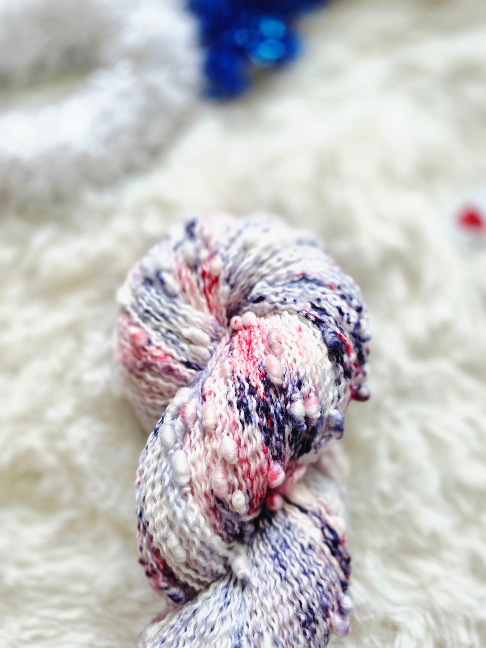 Star-Spangled Slub Wooly Owl Fibers