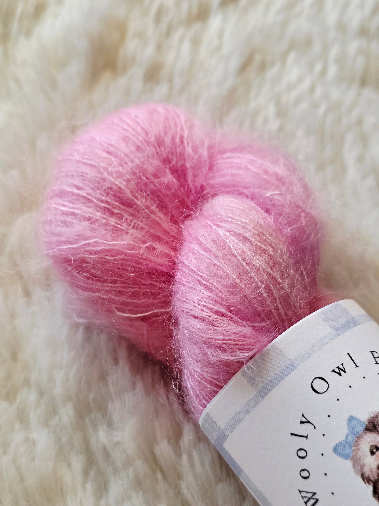 Dreamy Cherry Blossom Wooly Owl Fibers