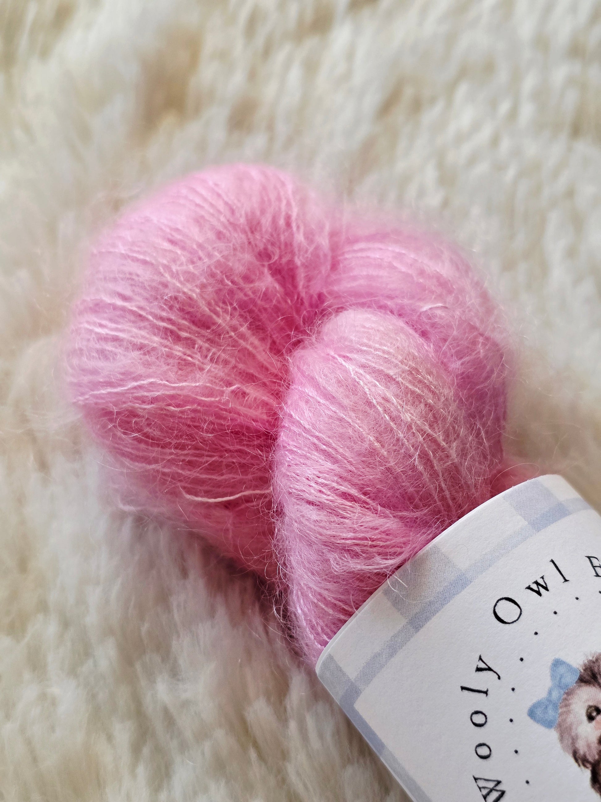 Dreamy Cherry Blossom Wooly Owl Fibers