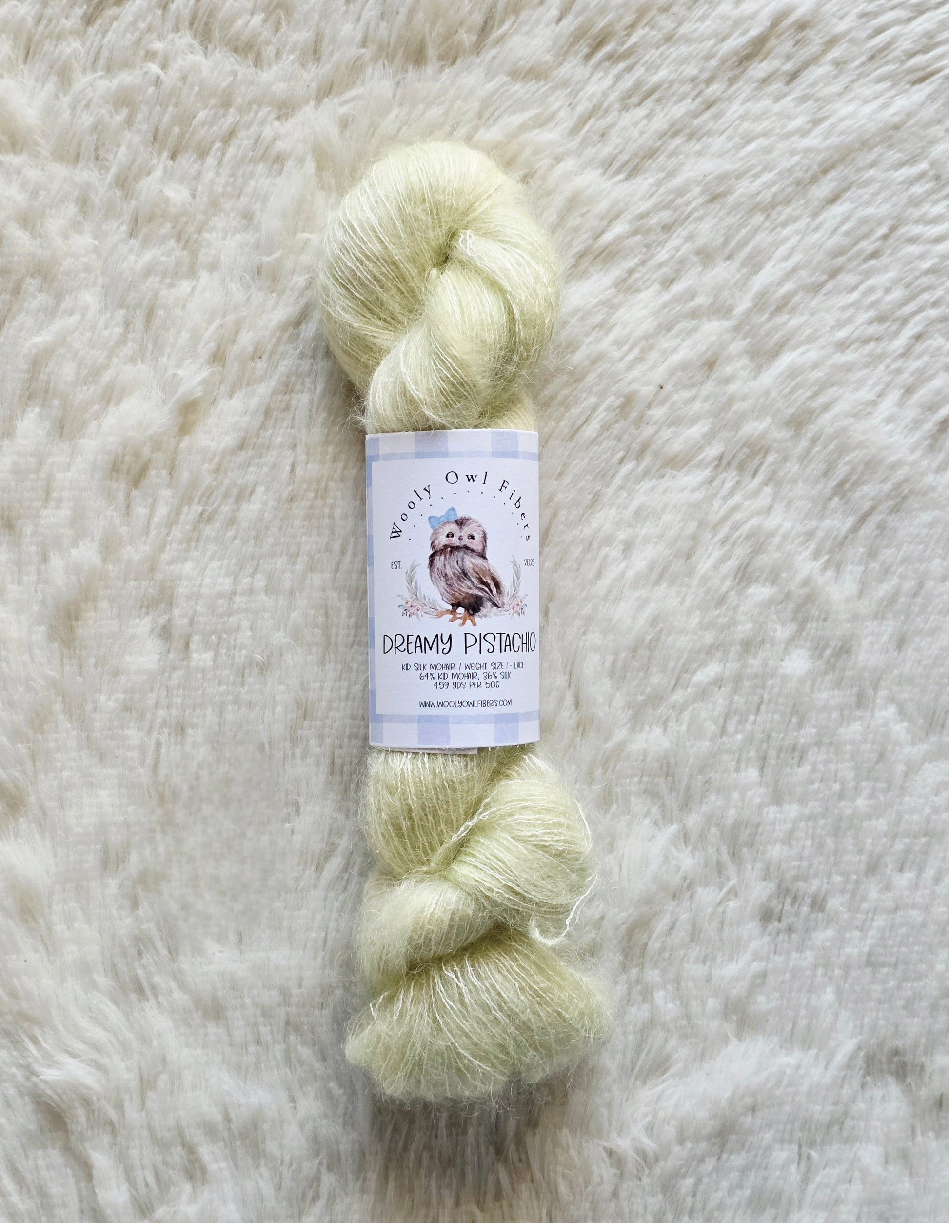Dreamy Pistachio Wooly Owl Fibers
