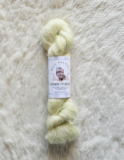 Dreamy Pistachio Wooly Owl Fibers