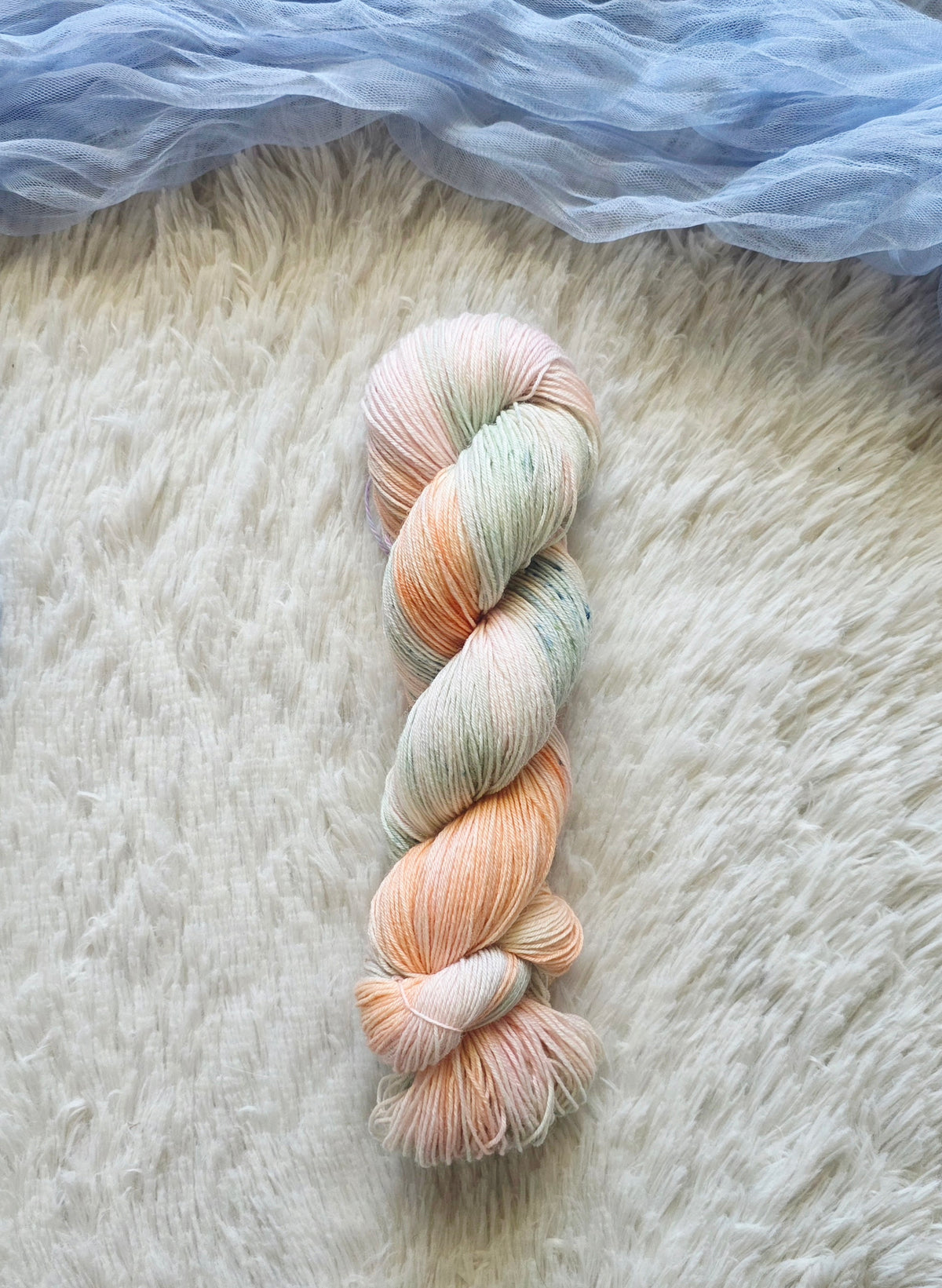 Heirloom Pumpkins BFL Sock Yarn Wooly Owl Fibers