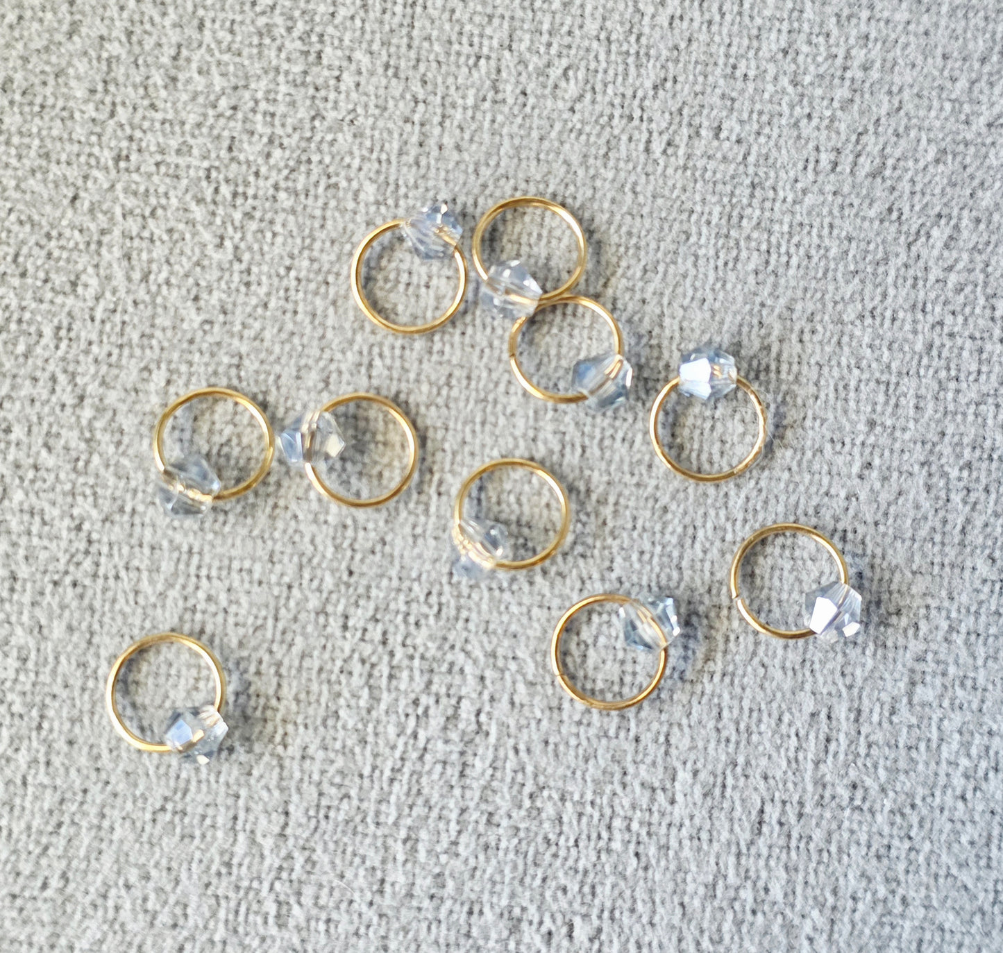 Wooly Owl Fibers Themed Stitch Markers (set of 10) Wooly Owl Fibers