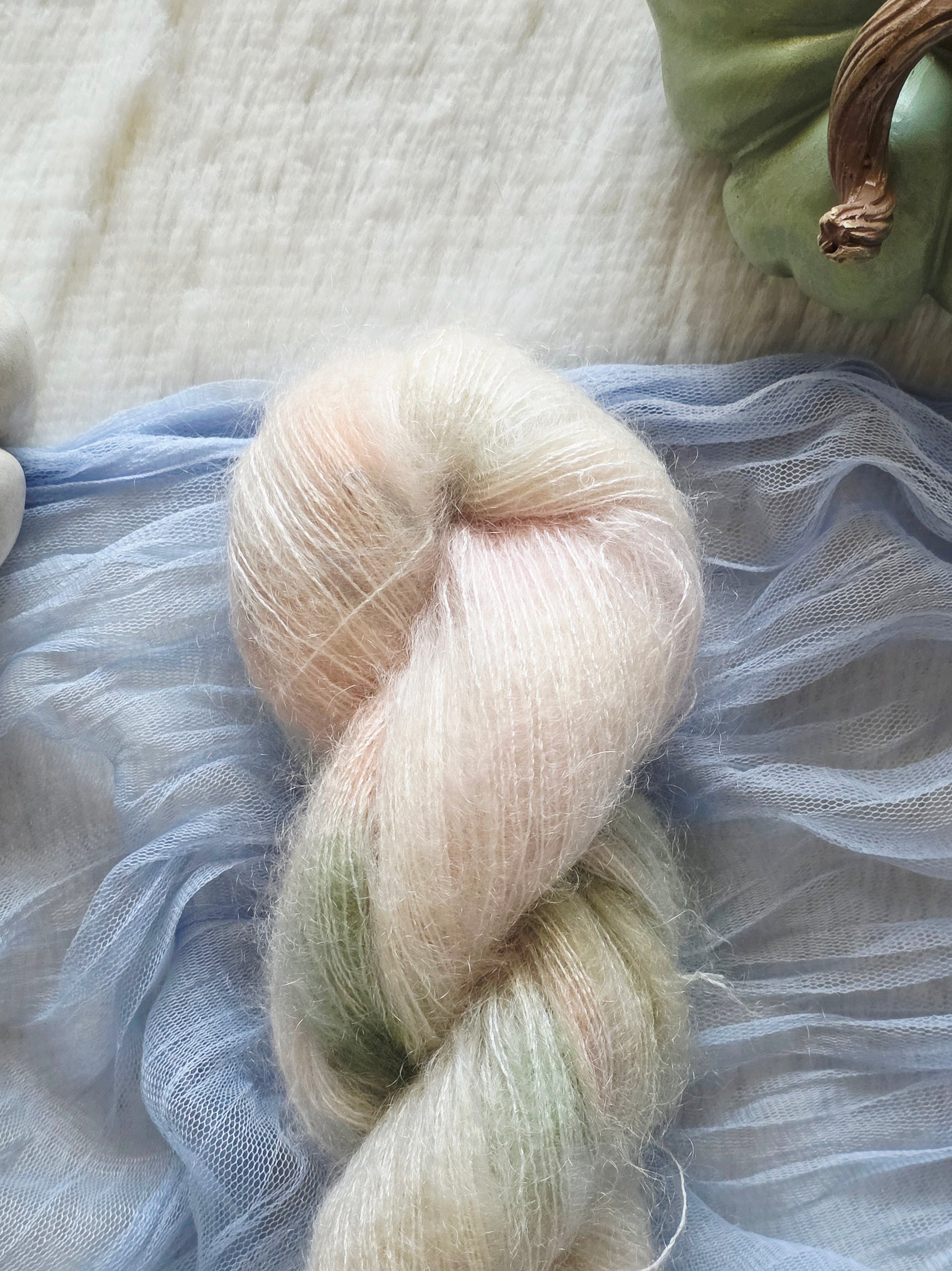 Cinderella Pumpkin Patch Mohair Wooly Owl Fibers