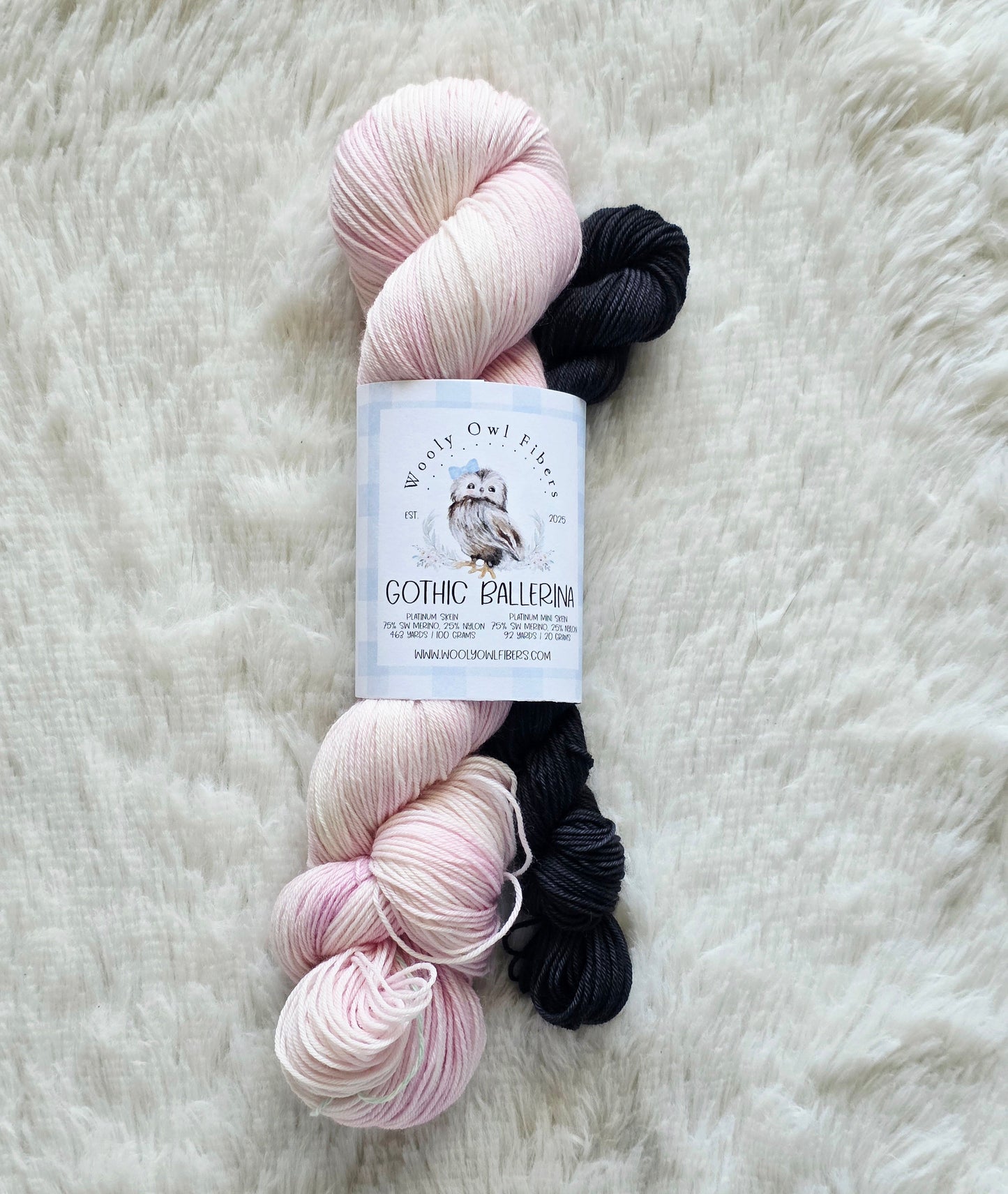Gothic Ballerina Sock Kit Wooly Owl Fibers