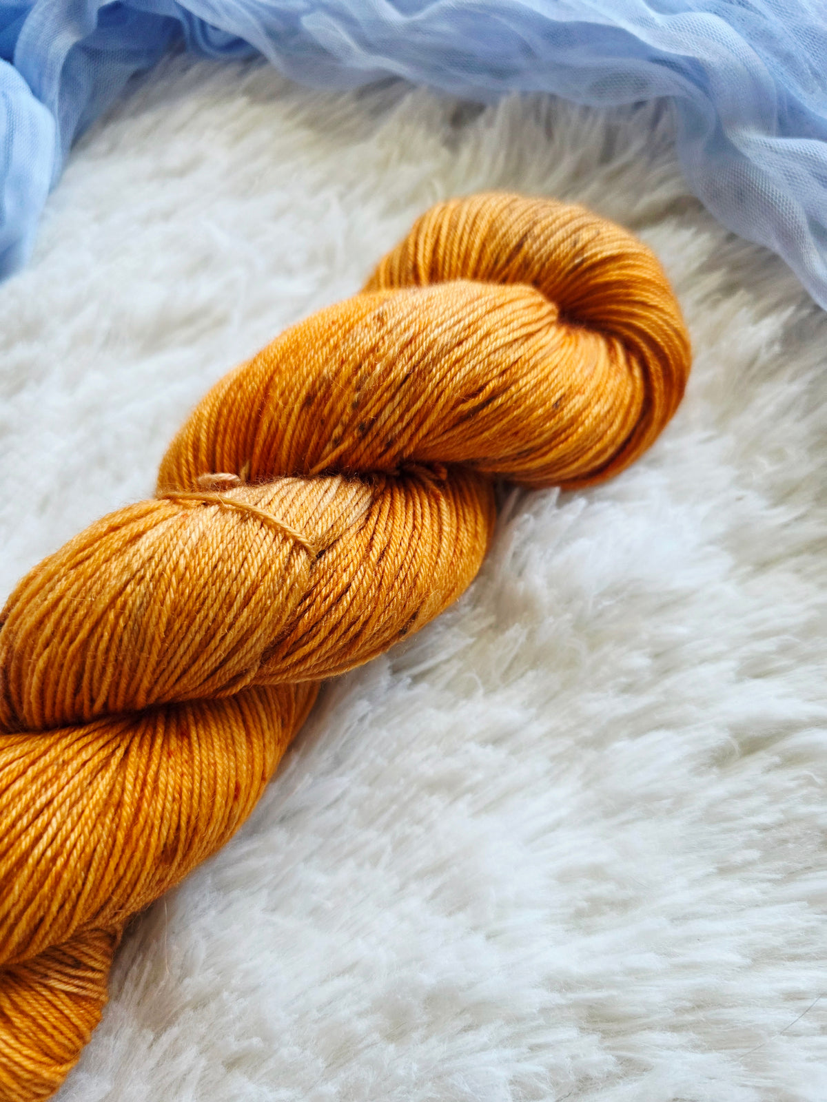 Pumpkins BFL Sock Yarn Wooly Owl Fibers