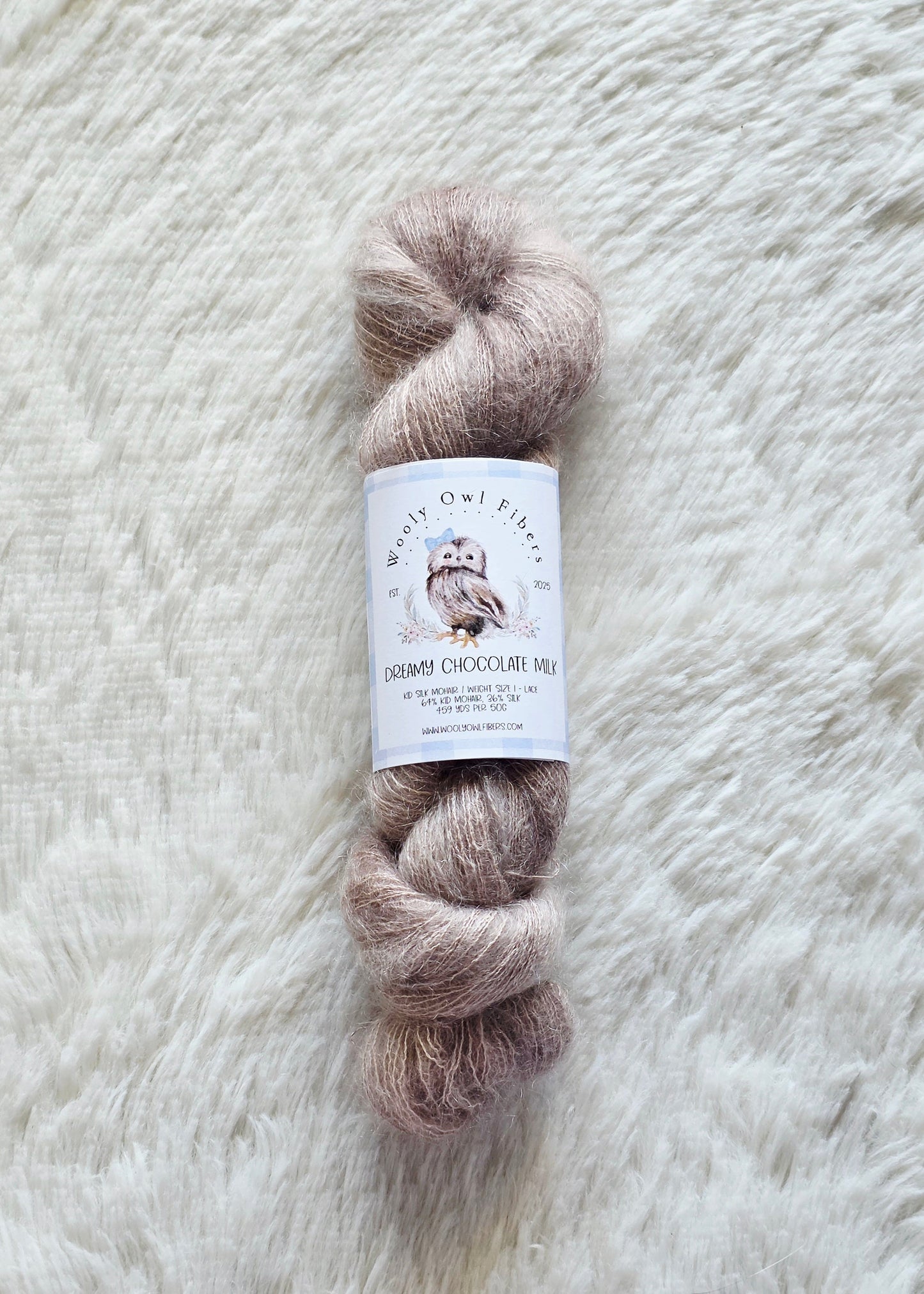 Dreamy Chocolate Milk Wooly Owl Fibers