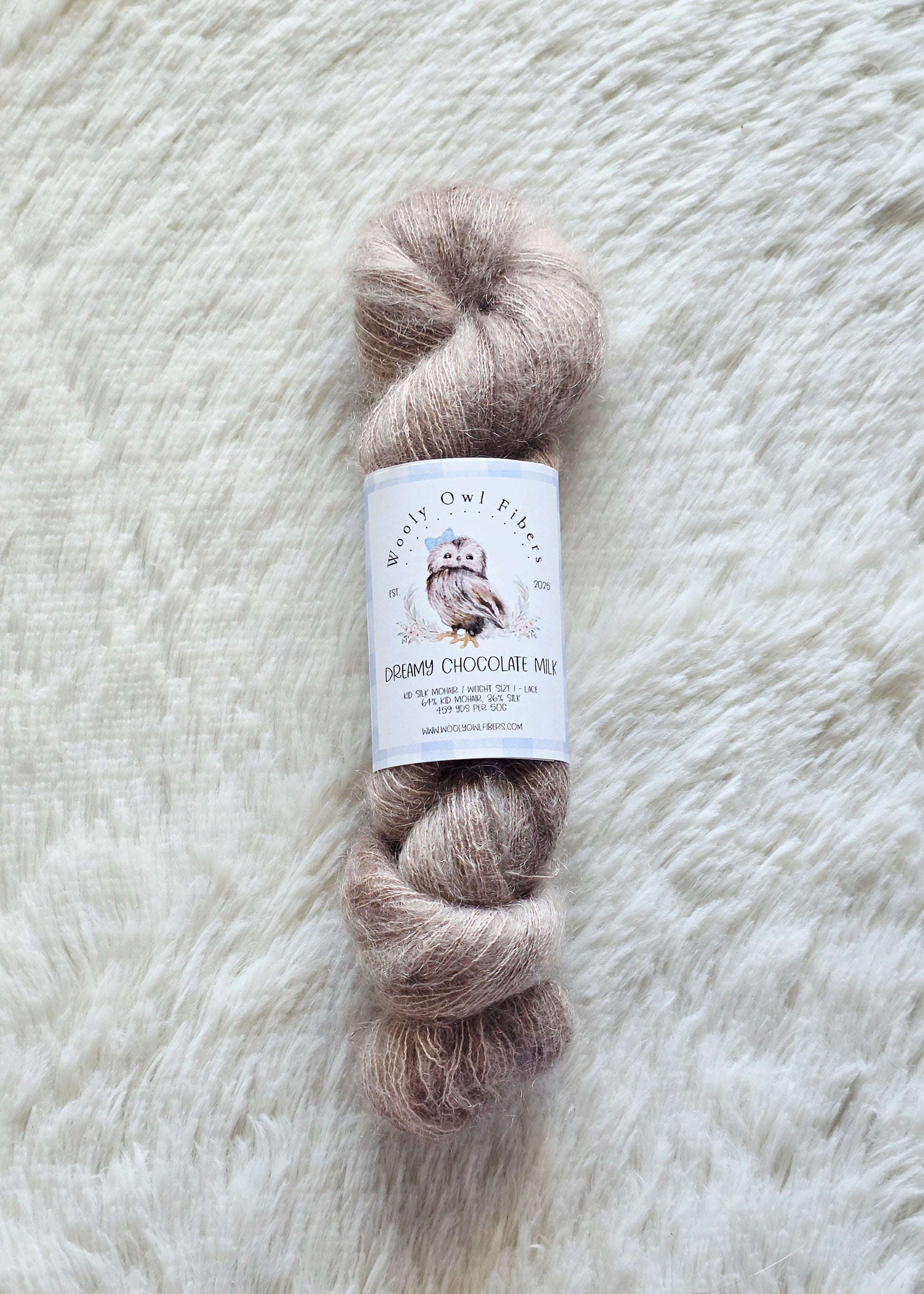 Dreamy Chocolate Milk Wooly Owl Fibers
