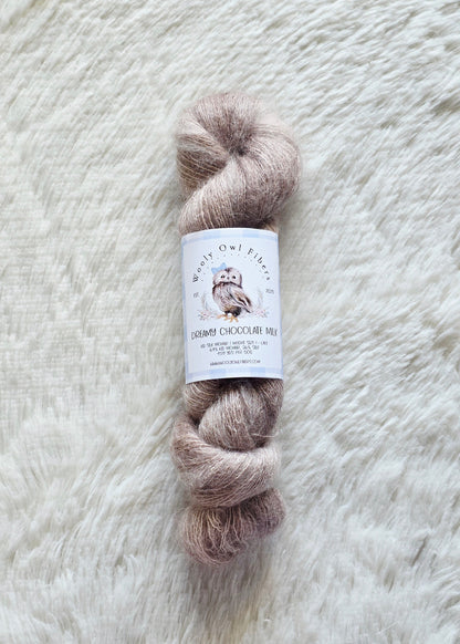 Dreamy Chocolate Milk Wooly Owl Fibers