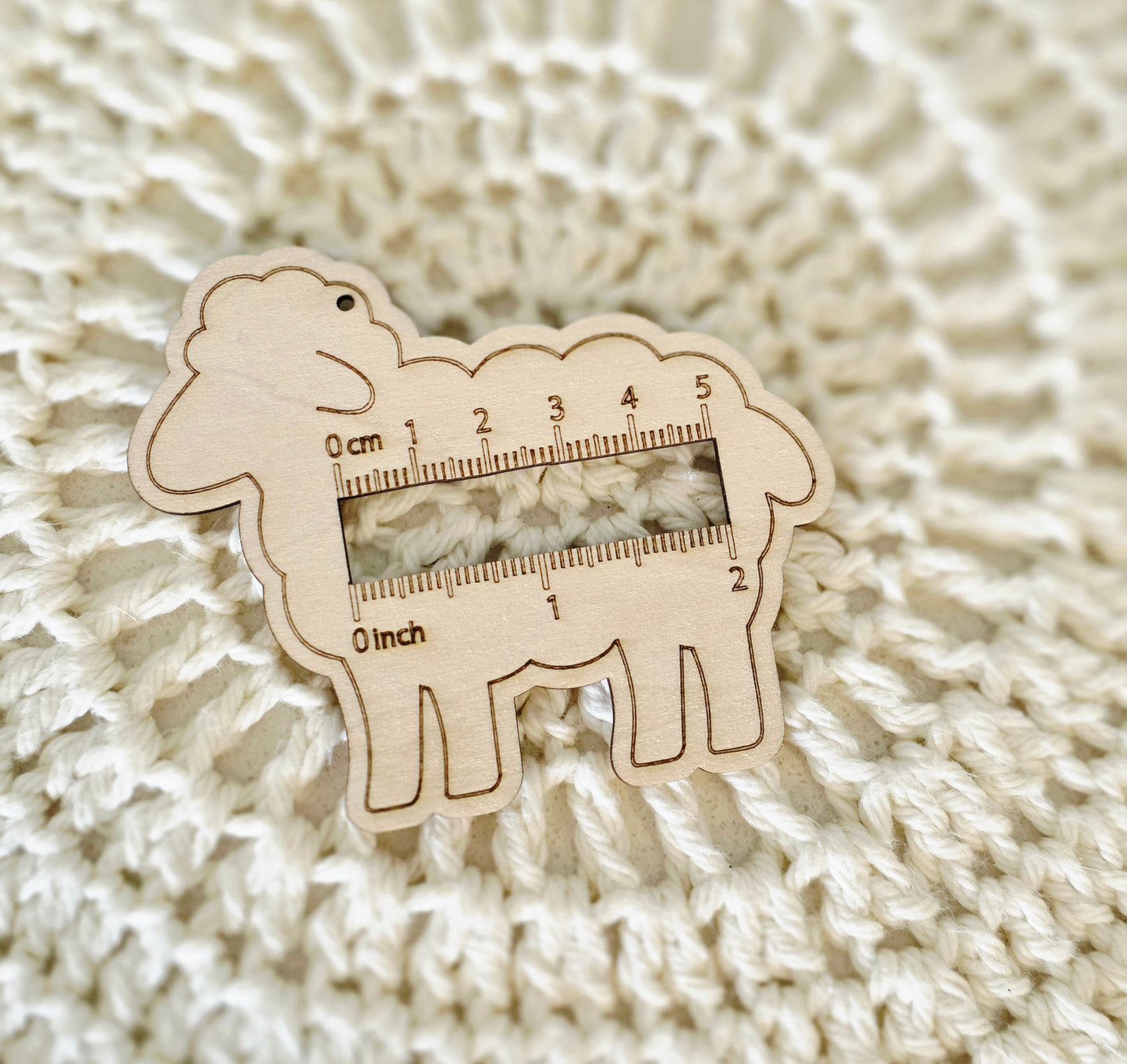 Sheep Gauge Ruler Wooly Owl Fibers