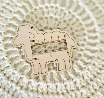 Sheep Gauge Ruler Wooly Owl Fibers