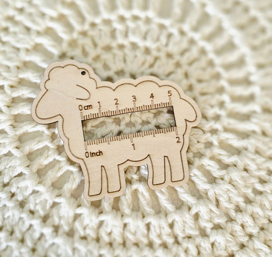 Sheep Gauge Ruler Wooly Owl Fibers