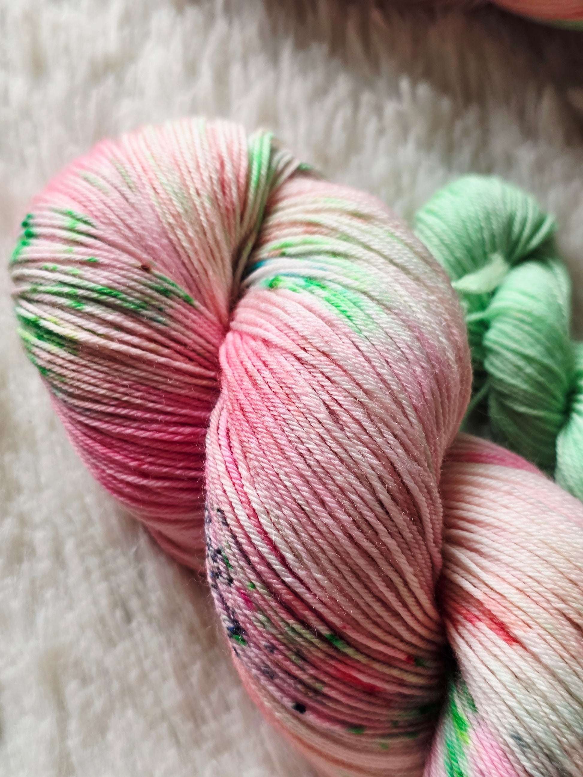 The Watermelon Stand Sock Kit Wooly Owl Fibers