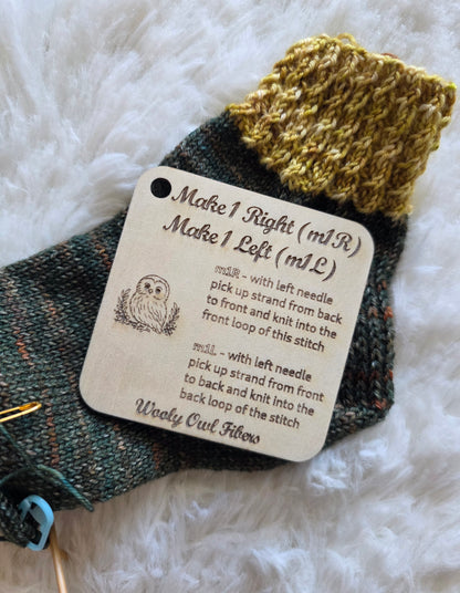 Make 1 Left & Make 1 Right - Knitter's Companion Block