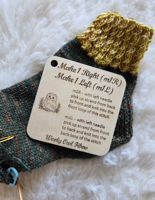 Make 1 Left & Make 1 Right - Knitter's Companion Block