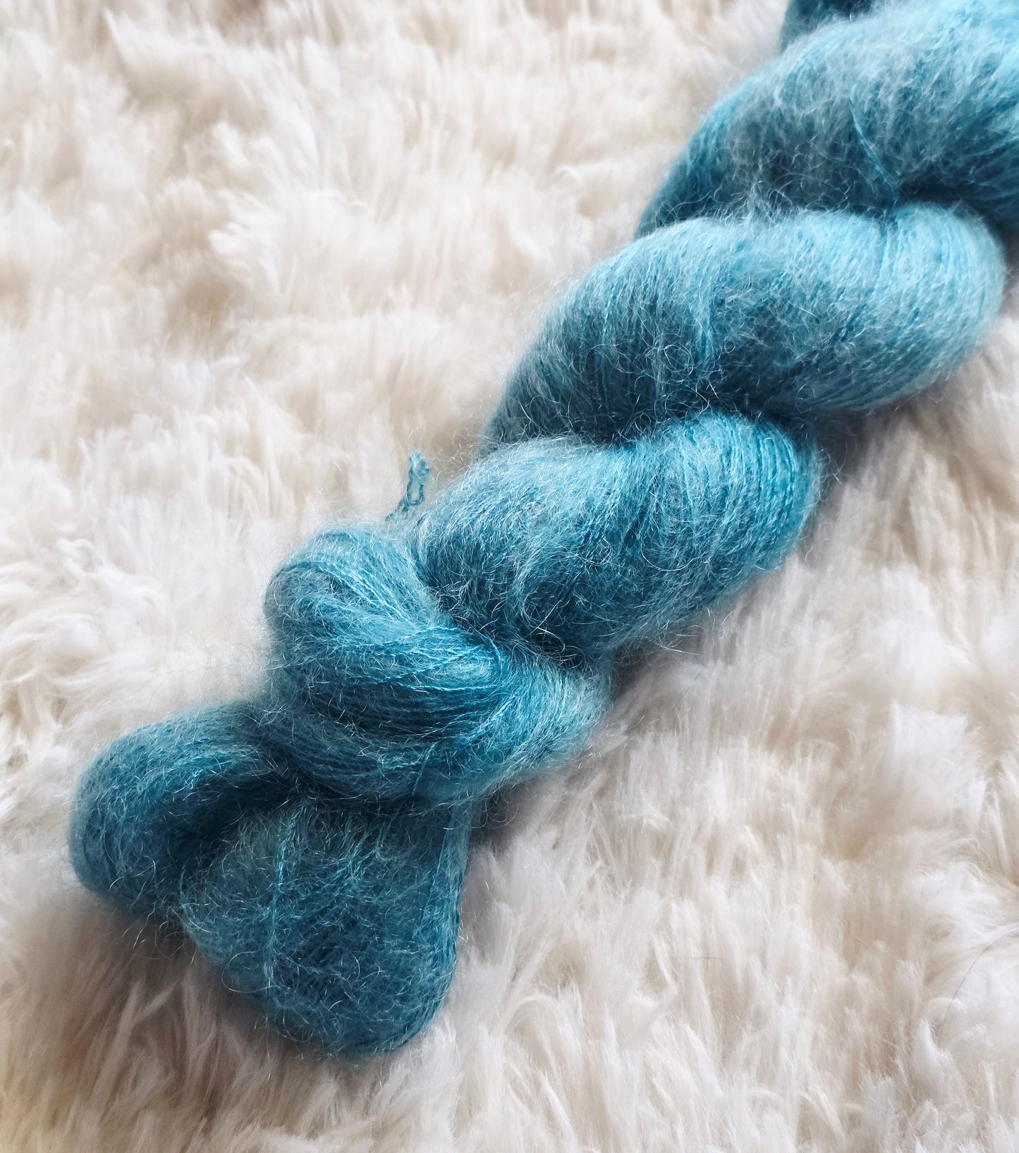Dreamy Teal Wooly Owl Fibers