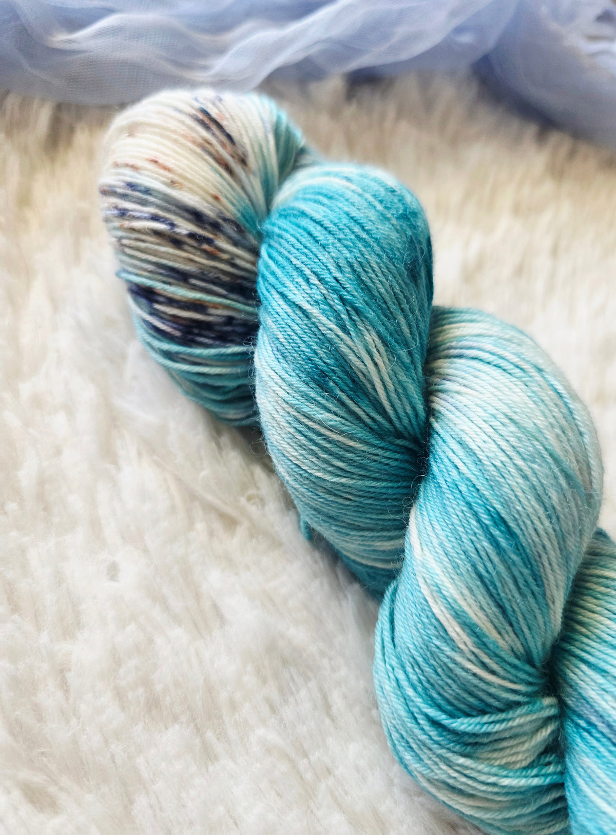 Old Farm Truck BFL Sock Yarn Wooly Owl Fibers