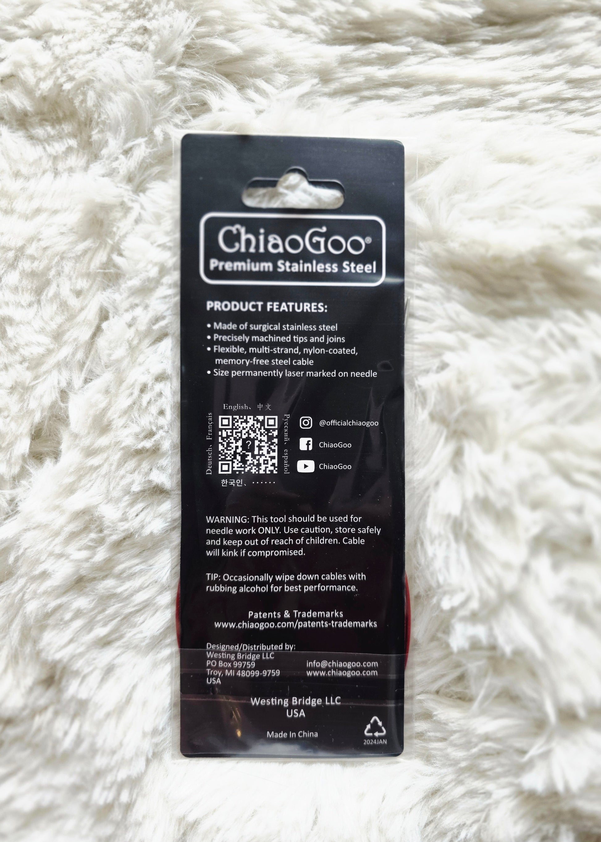 RED Lace™ SS Circulars - 32" (80 cm) - US 1 - 2.25mm Wooly Owl Fibers