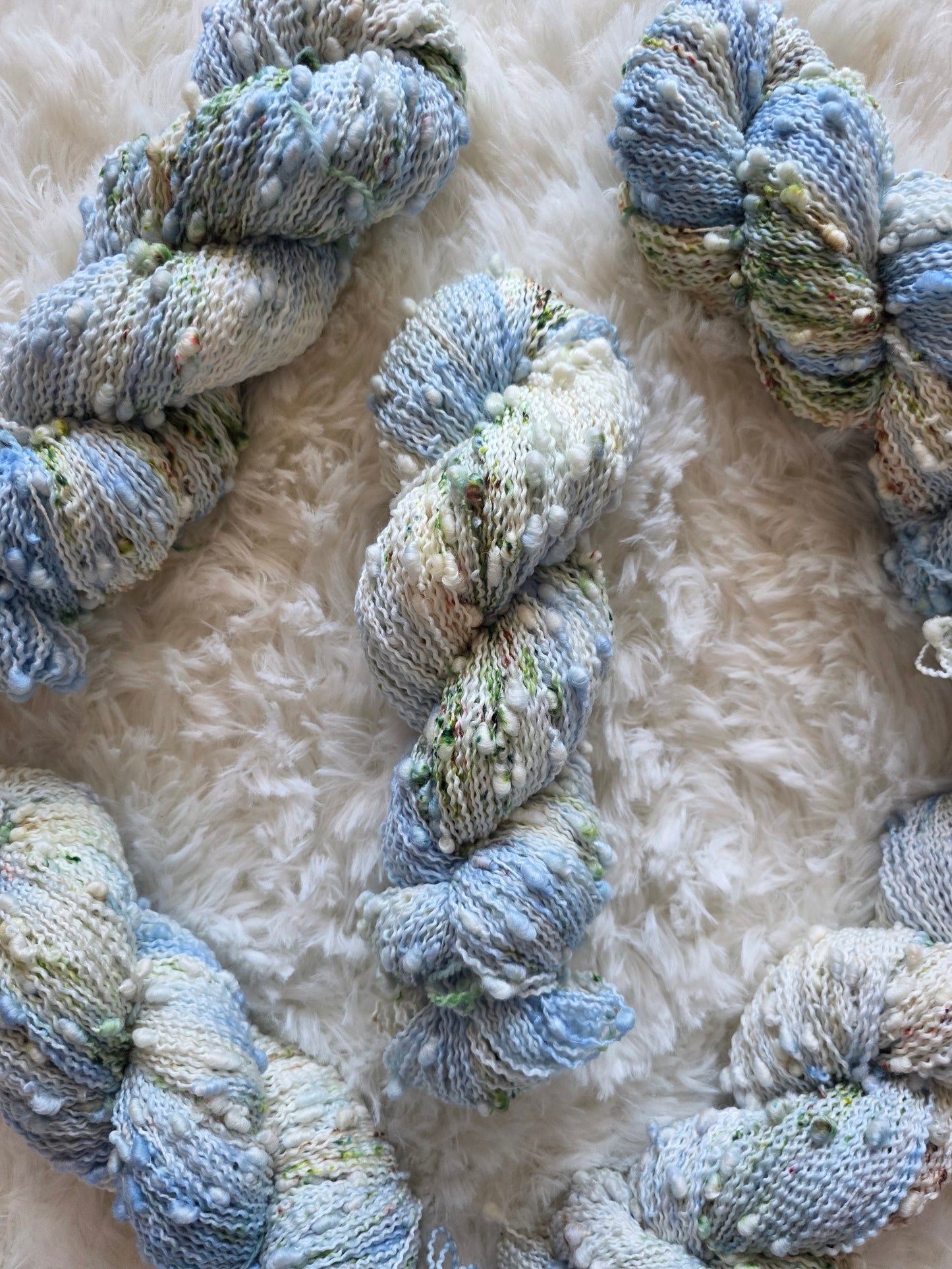 Delphinium Garden Slub Yarn