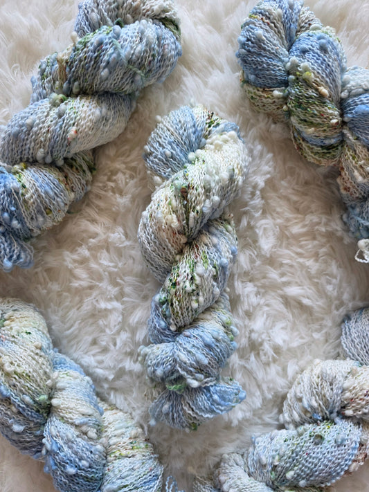 Delphinium Garden Slub Yarn