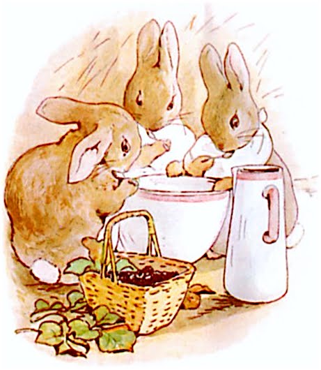 Bread, Milk & Blackberries for Supper Sock Kit