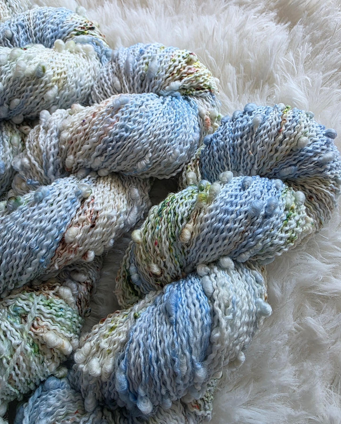 Delphinium Garden Slub Yarn