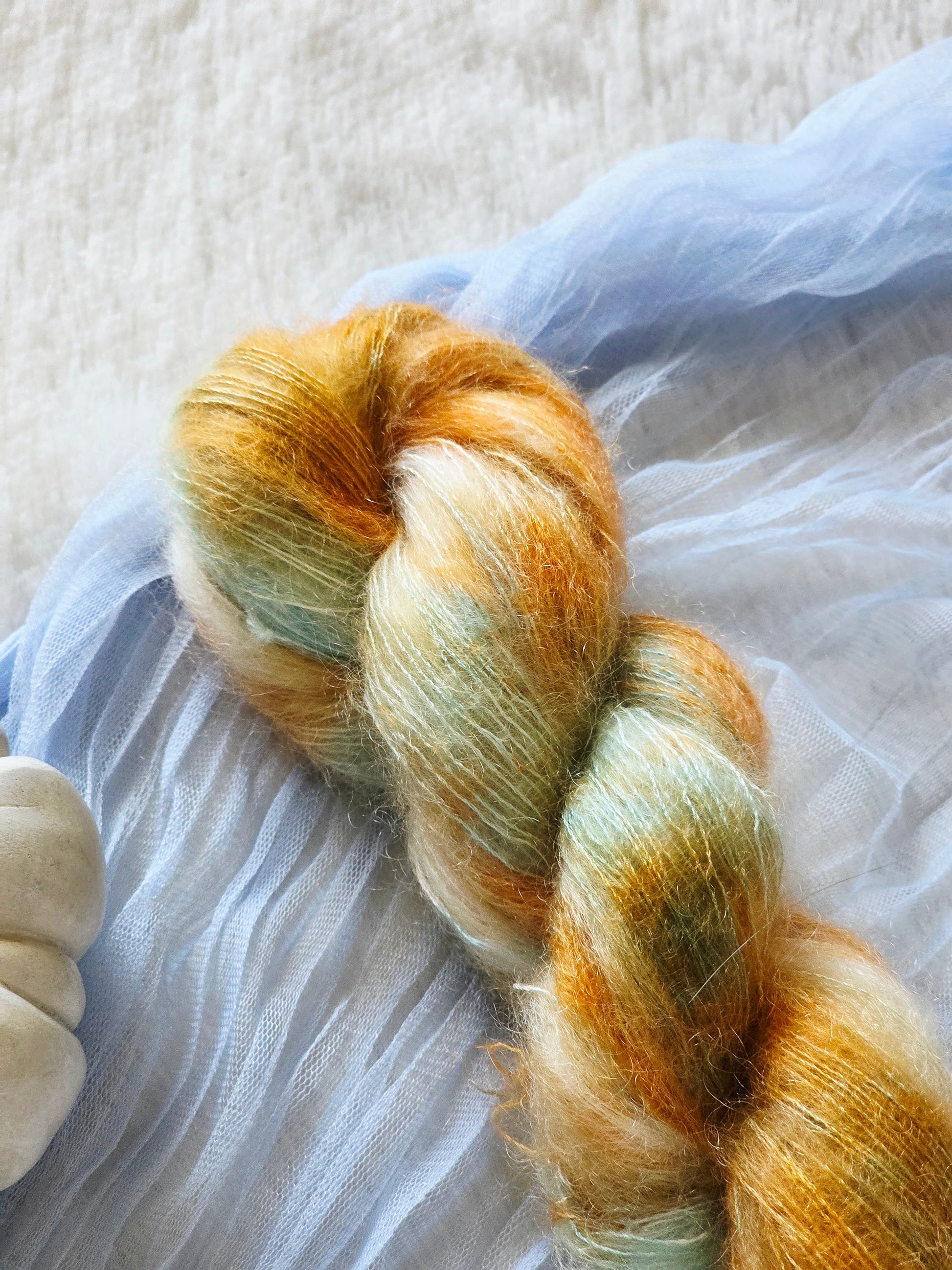 Harvest Truck Mohair Wooly Owl Fibers